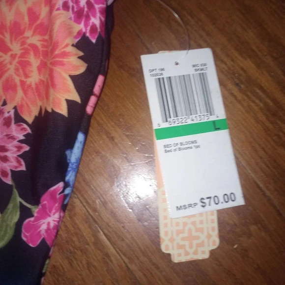 2/$25 GB NWT Juniors One Piece Bathing Suit Large - Picture 2 of 3